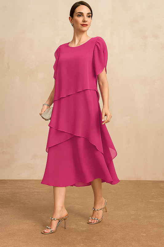Vestido Emilia Clásico de Gasa
