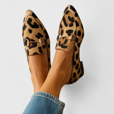 Mocasines Maria de Punta Fina Estampados
