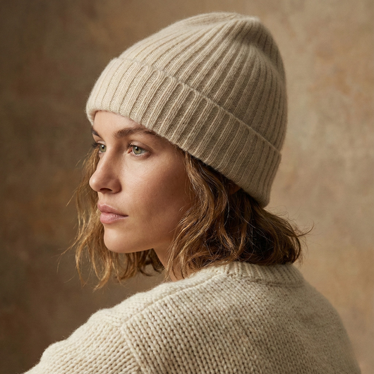 Gorro de Punto Ashford de Cachemira - Calidez Invernal Lujosamente Suave