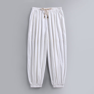 Pantalones Palazzo Riviera de Lino Ancho - Comodidad Ligera y Sin Esfuerzo