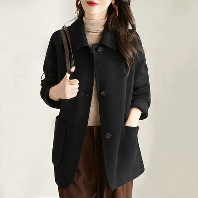 Abrigo Harlow Oversize Mezcla de Lana