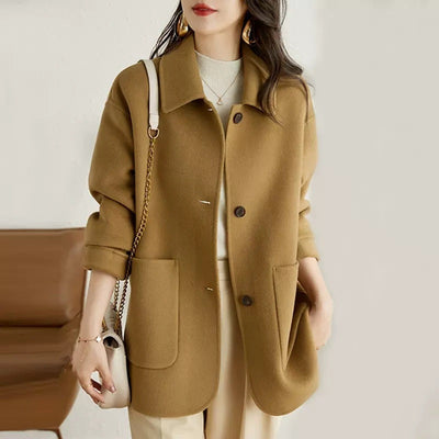 Abrigo Harlow Oversize Mezcla de Lana