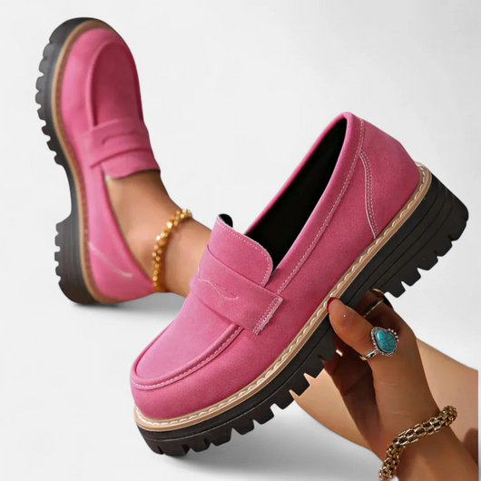 Mocasines Annika Clásicos de Suela Track