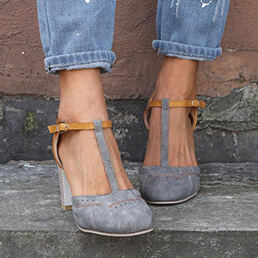 Janet | Zapatos de Tacón Ancho