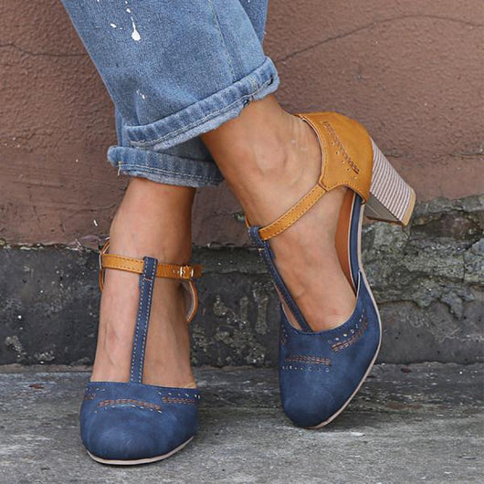 Janet | Zapatos de Tacón Ancho