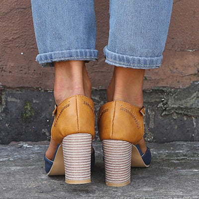 Janet | Zapatos de Tacón Ancho