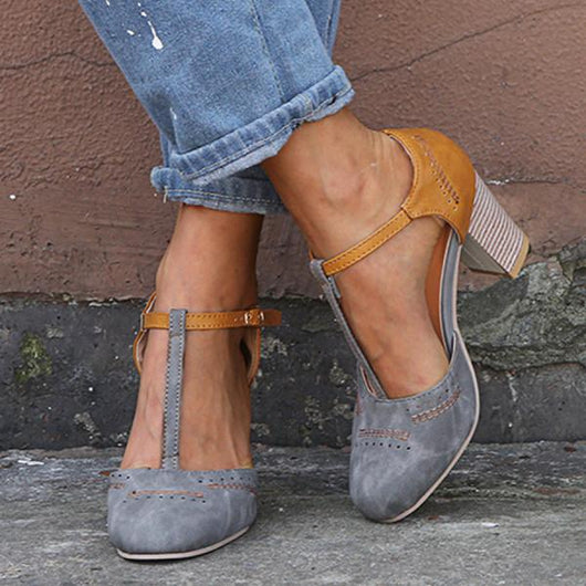 Janet | Zapatos de Tacón Ancho
