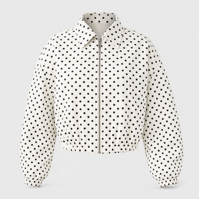 Cazadora Bomber Margaux Corta de Lunares