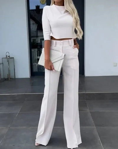 Conjunto Verena de Pantalón y Top de Manga Larga