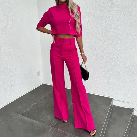 Conjunto Verena de Pantalón y Top de Manga Larga