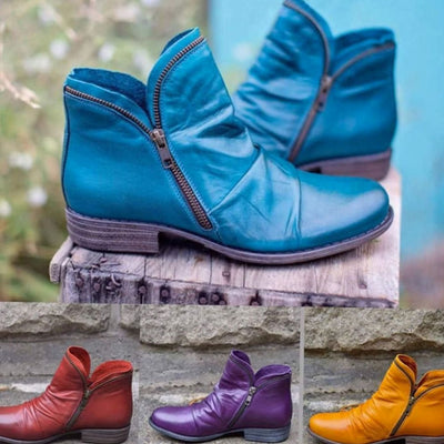 Botines Katharina de Polipiel Fruncida