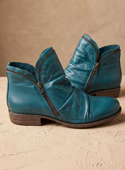 Botines Katharina de Polipiel Fruncida