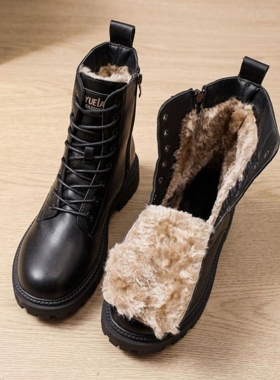 Botines Elfriede Forrados con Cordones
