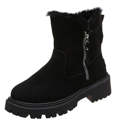 Botas de Invierno Emilia de Ante Sintético Forradas