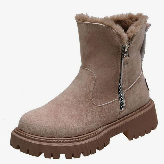 Botas de Invierno Emilia de Ante Sintético Forradas