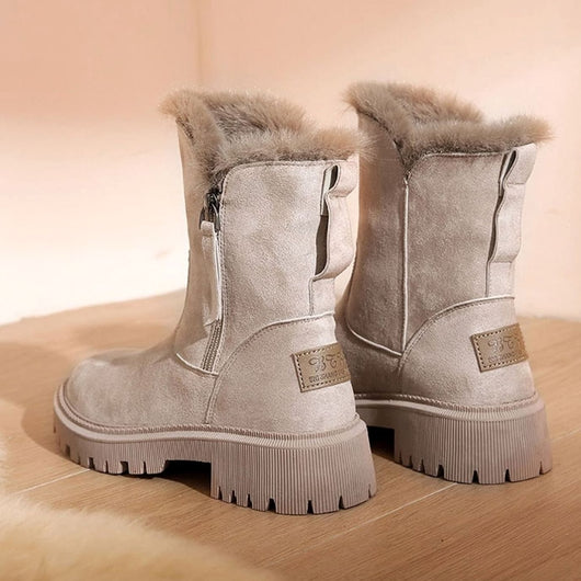 Botas de Invierno Marlene con Forro y Ribete de Pelo Sintético