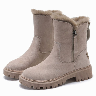 Botas de Invierno Marlene con Forro y Ribete de Pelo Sintético