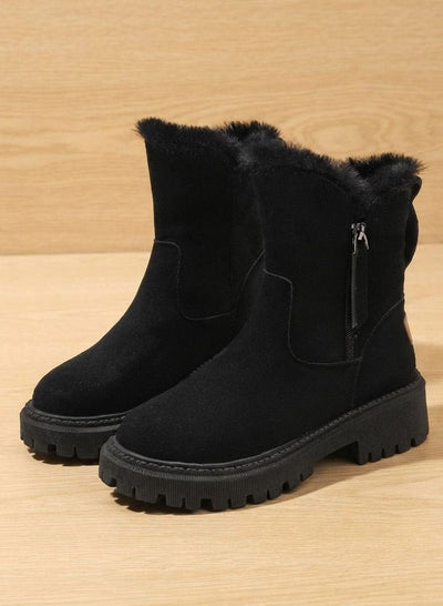 Botas de Invierno Marlene con Forro y Ribete de Pelo Sintético