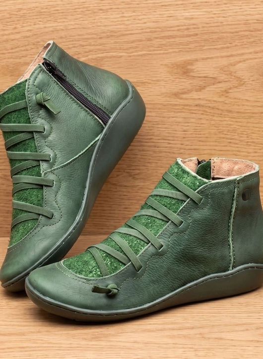 Botines Johanna Impermeables con Cordones