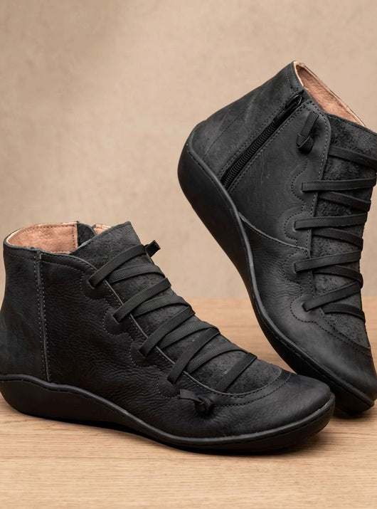 Botines Johanna Impermeables con Cordones