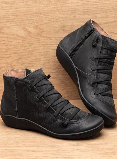 Botines Johanna Impermeables con Cordones