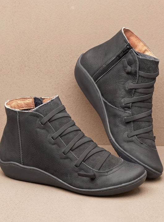 Botines Johanna Impermeables con Cordones
