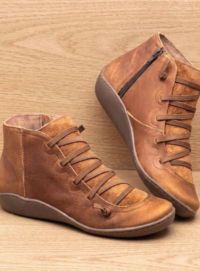 Botines Johanna Impermeables con Cordones
