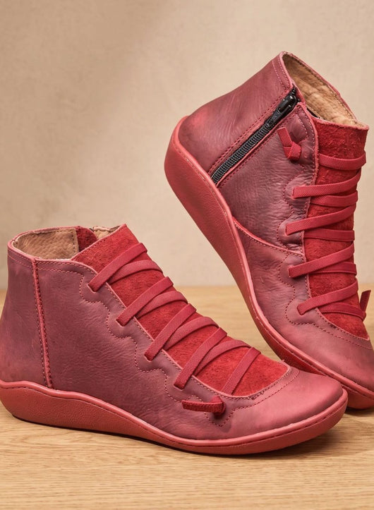 Botines Johanna Impermeables con Cordones
