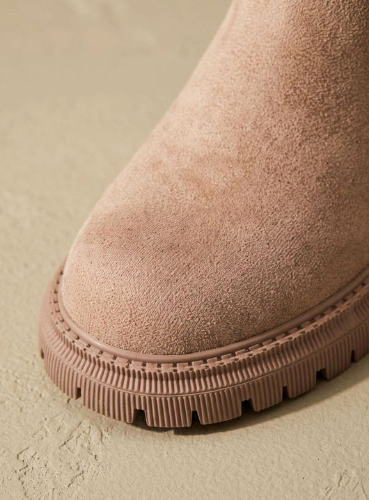 Botas de Invierno Leonie de Ante con Forro de Pelo