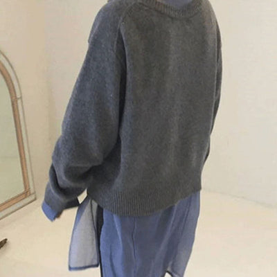 Cárdigan Nora Oversize con Botonadura Asimétrica