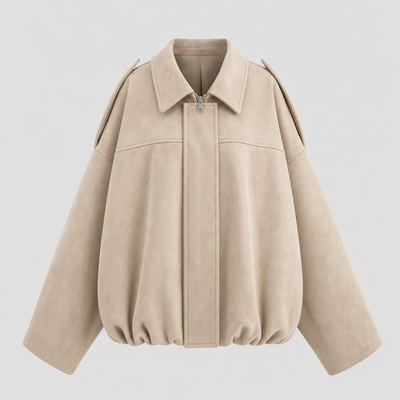 Chaqueta Efecto Ante Thurlow