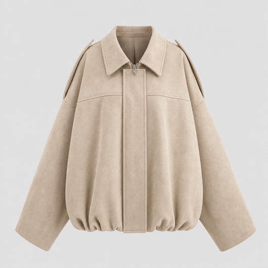 Chaqueta Efecto Ante Thurlow