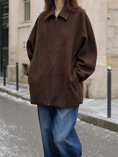 Chaqueta Efecto Ante Thurlow