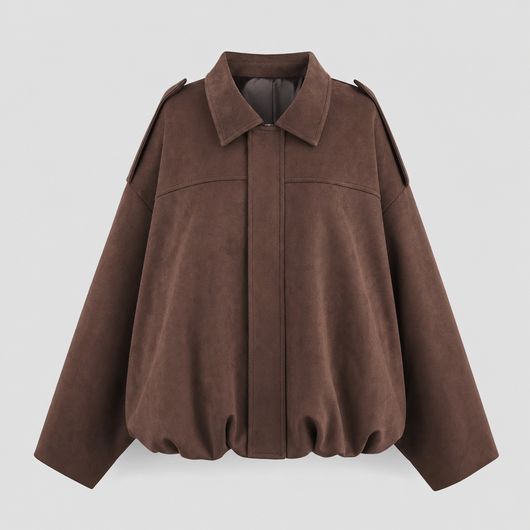 Chaqueta Efecto Ante Thurlow