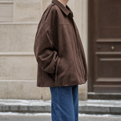 Chaqueta Efecto Ante Thurlow
