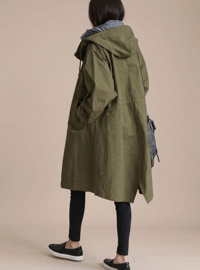 Abrigo Largo Annika Oversize con Capucha