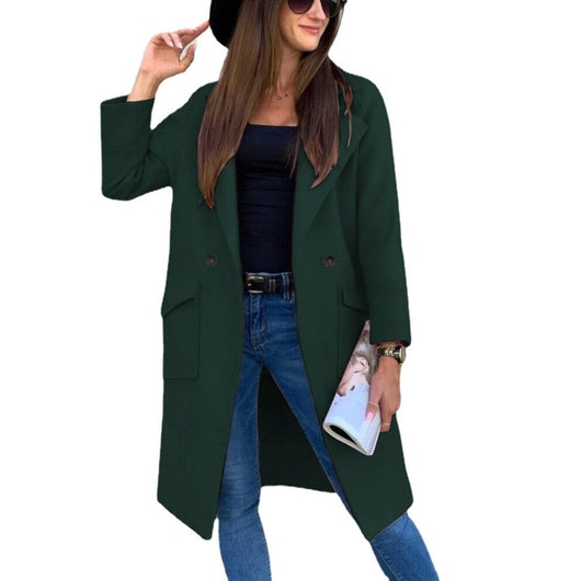 Gabardina Mia Cruzada de Doble Botonadura
