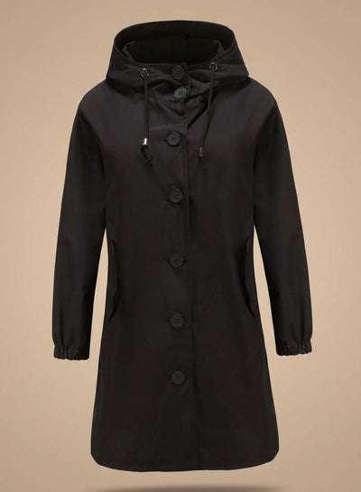 Trenca Greta Impermeable con Capucha