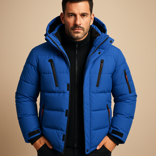 Chaqueta Klaus de Invierno Acolchada con Cremallera