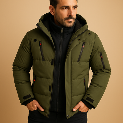Chaqueta Klaus de Invierno Acolchada con Cremallera