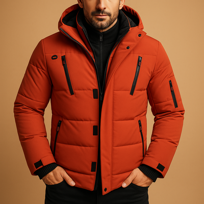 Chaqueta Klaus de Invierno Acolchada con Cremallera