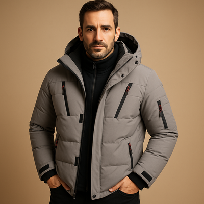 Chaqueta Klaus de Invierno Acolchada con Cremallera