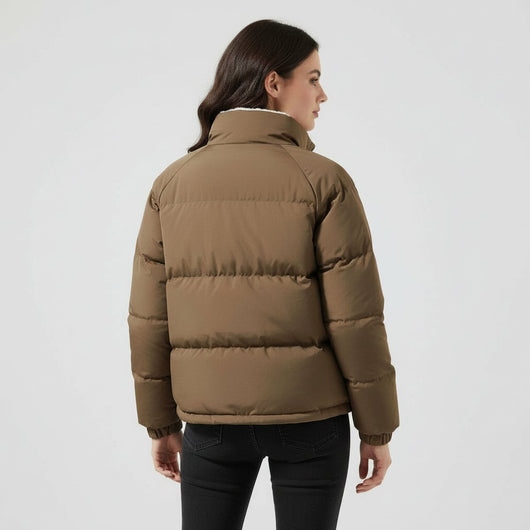 Chaqueta Acolchada Charlotte con Capucha y Forro Polar