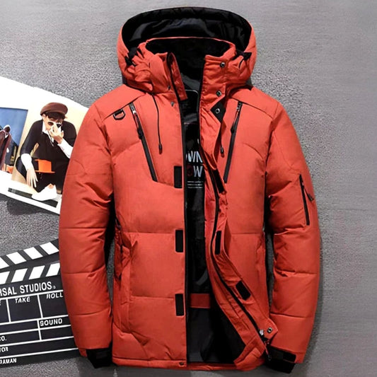 Chaqueta Greta Acolchada Forrada con Capucha y Bolsillos de Cremallera