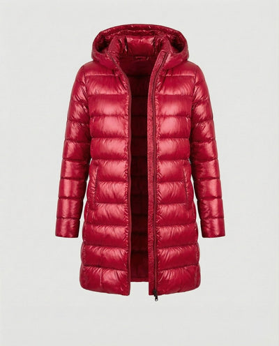 Chaqueta Annika de Plumón Ultraligera con Capucha y Corte Slim