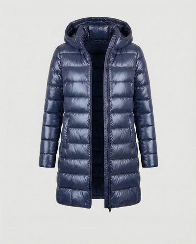 Chaqueta Annika de Plumón Ultraligera con Capucha y Corte Slim