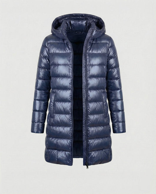 Chaqueta Annika de Plumón Ultraligera con Capucha y Corte Slim