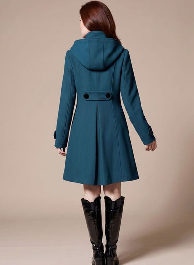 Abrigo Elegante Leonie con Bolsillos Laterales