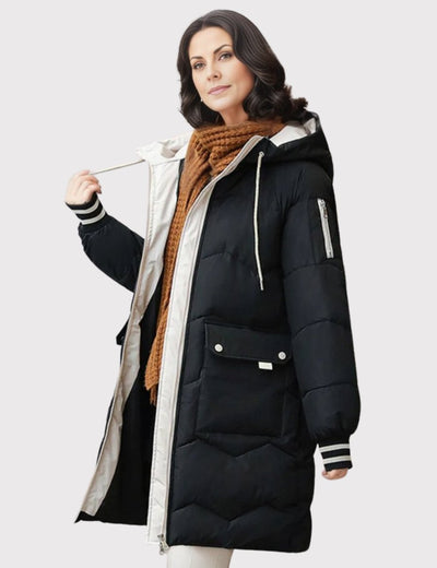 Parka Elisabeth Larga Acolchada con Capucha