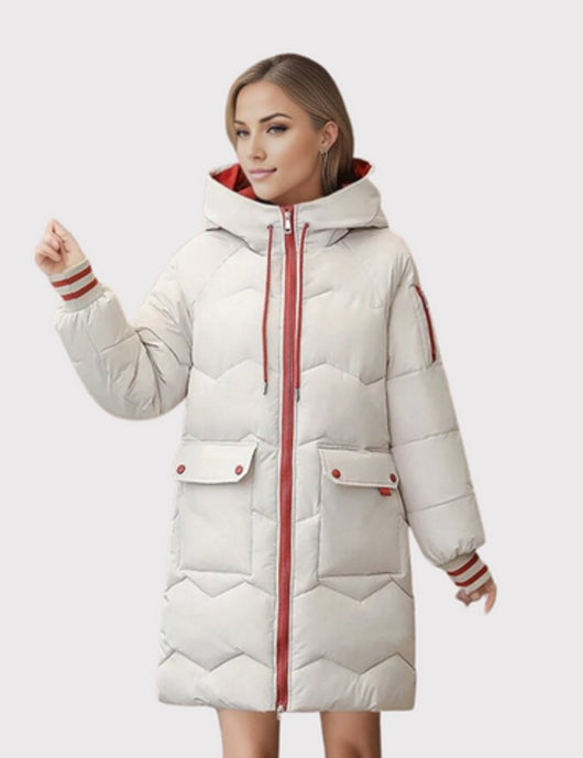 Parka Elisabeth Larga Acolchada con Capucha